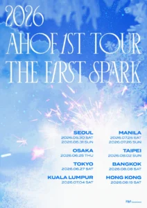AHOF Announces Inaugural Global Tour, "THE FIRST SPARK," Igniting Fan Excitement Across Asia