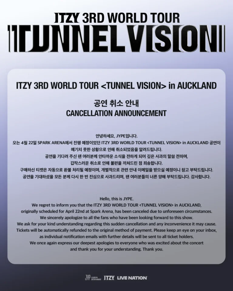 itzys-tunnel-vision-concert-in-auckland-canceled-due-to-unforeseen-circumstances