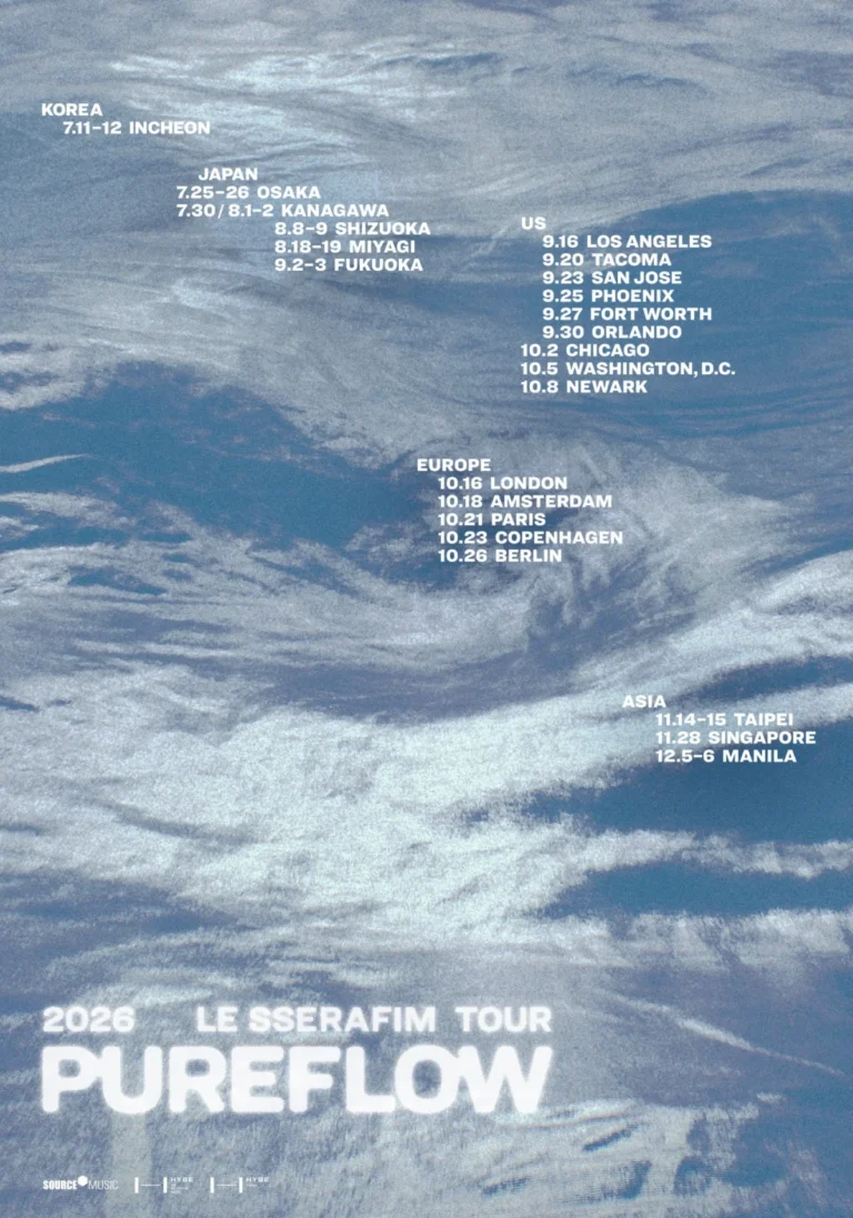 le-sserafim-announces-ambitious-2026-world-tour-pureflow-set-to-span-continents