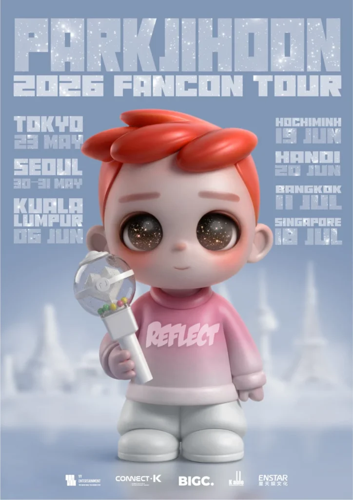 Park Ji Hoon Announces Dates and Locations for His 2026 Asia Fan-Con Tour RE:FELCT