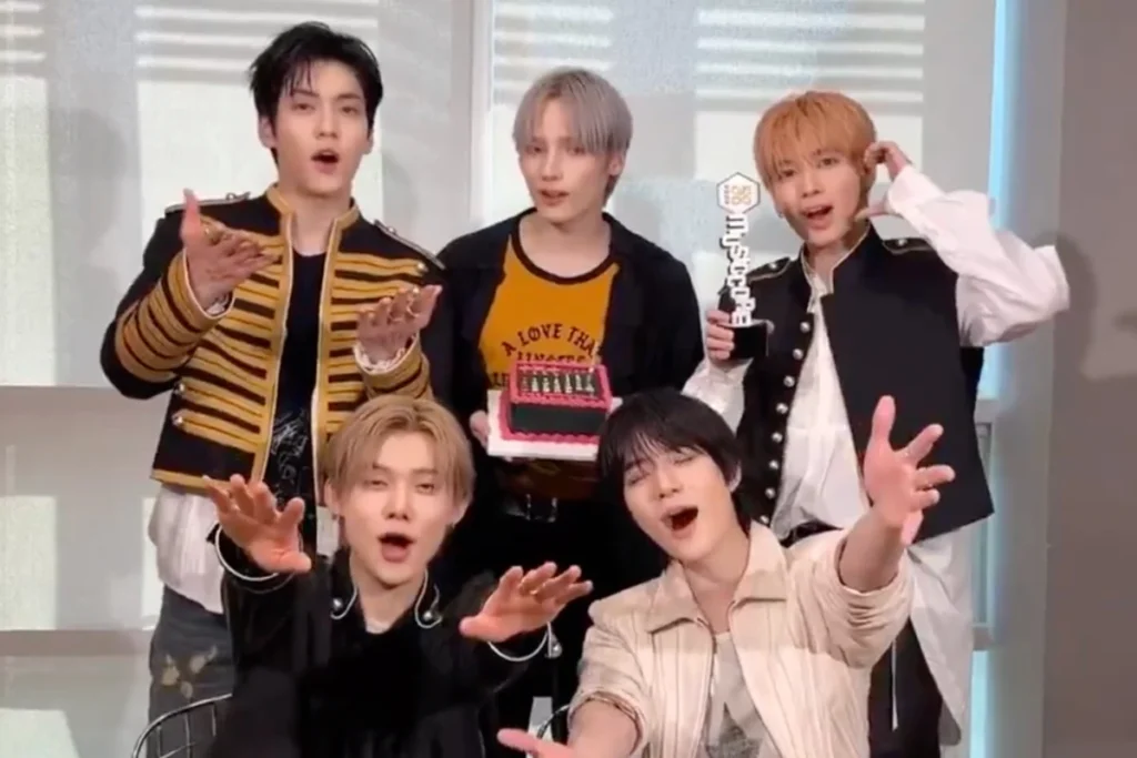 TXT Achieves First Music Core Win with "Stick With You" Performance