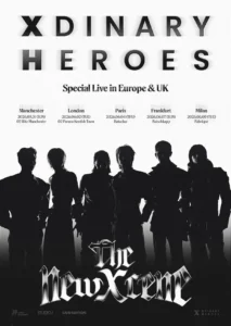 Xdinary Heroes Announces Extensive "The New Xcene" European Tour and United Kingdom Dates