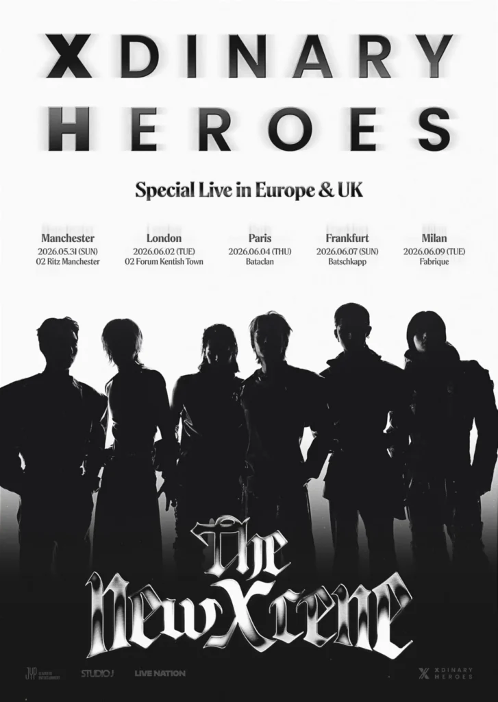 Xdinary Heroes Announces Extensive "The New Xcene" European Tour and United Kingdom Dates