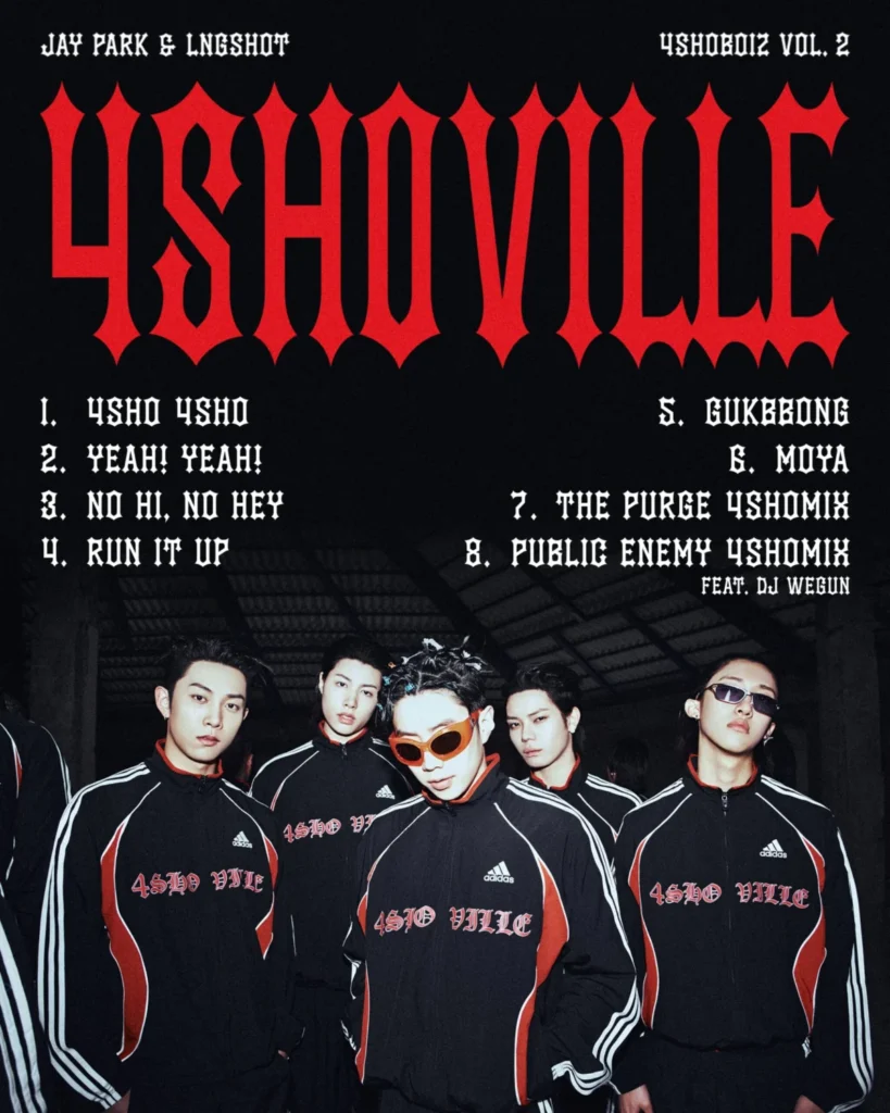 Jay Park and LNGSHOT Unveil Tracklist for Highly Anticipated Mixtape "4SHOBOIZ Vol. 2: 4SHOVILLE"