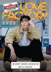 Kim Seonho Returns to Manila for 2026 Love Factory Asia Tour at the Smart Araneta Coliseum