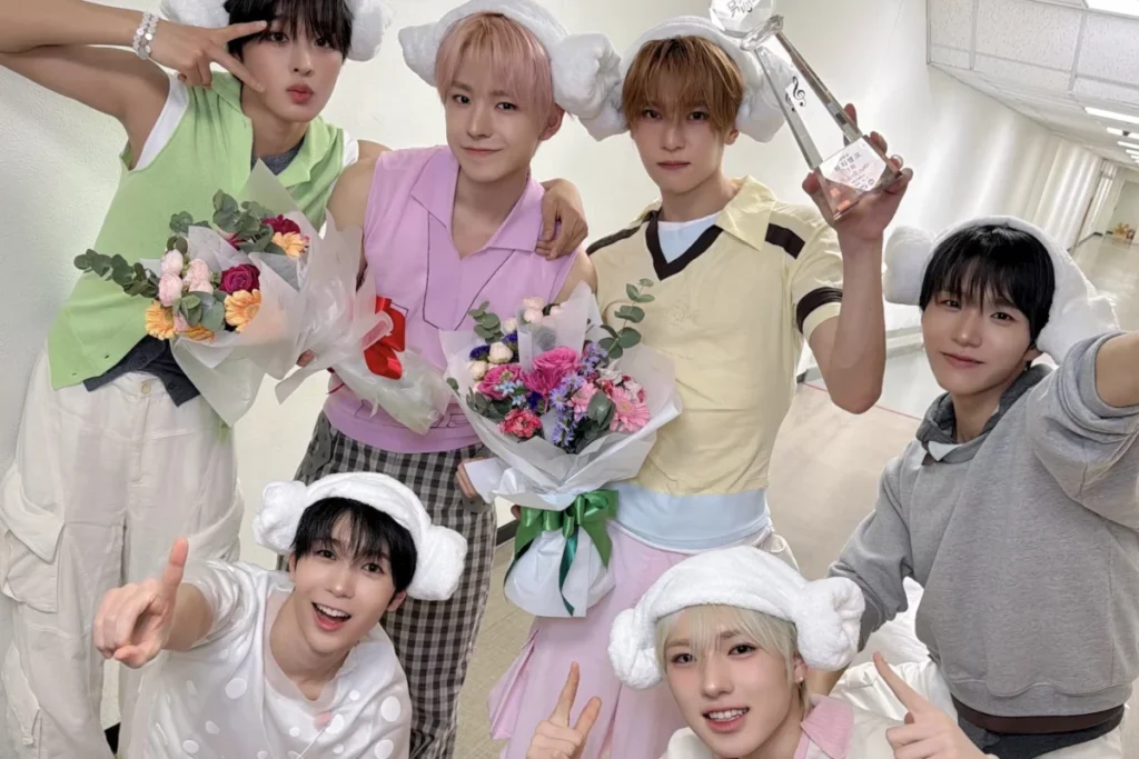 NCT WISH Achieves First Music Show Win for "Ode to Love" on Music Bank