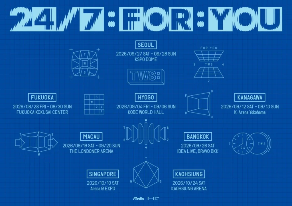 TWS Announces Extensive 2026 Asia Tour: "24/7: FOR:YOU" to Span Multiple Cities