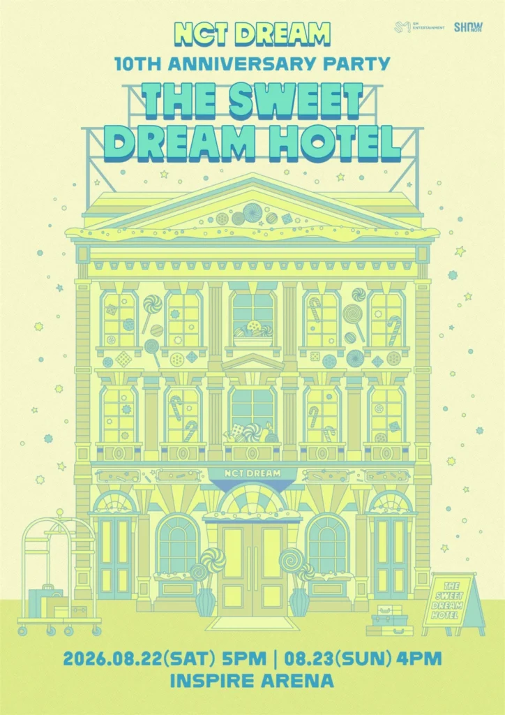 NCT DREAM Announces 10th Anniversary Fan Meeting: The Sweet Dream Hotel