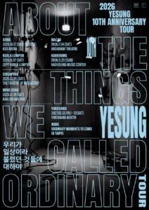 SUPER JUNIOR’s Yesung Announces 10th Anniversary Tour "ABOUT THE THINGS WE CALLED ORDINARY"