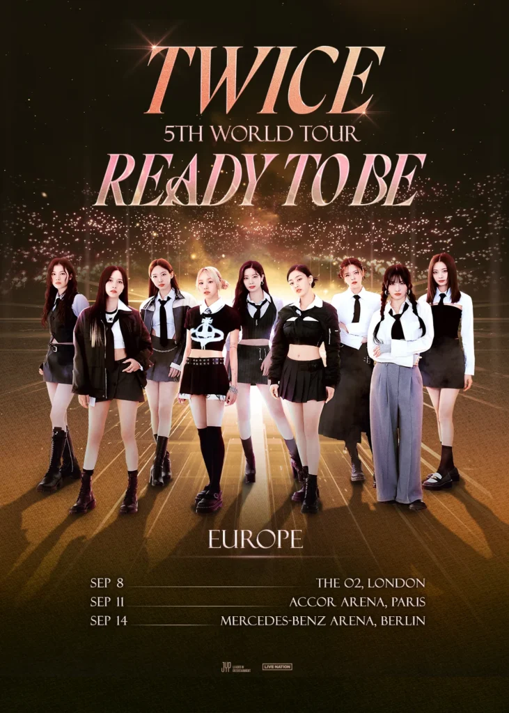TWICE Expands Ready To Be World Tour with Additional Dates Across Europe and Asia Following Global Success