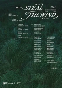 TXT Announces 2026-2027 World Tour STEAL THE WIND